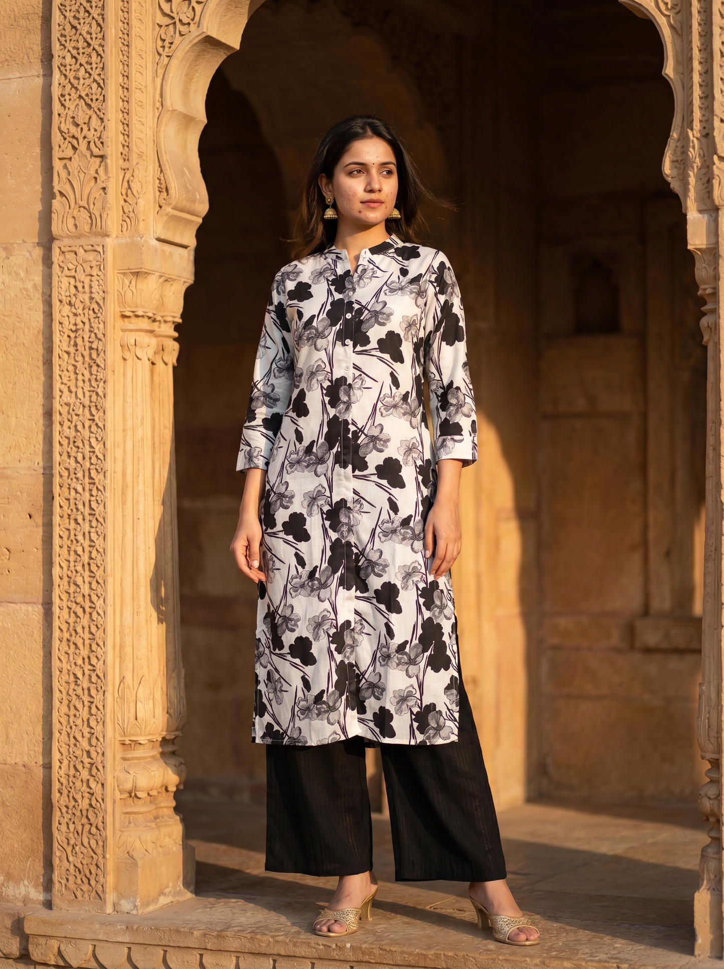 Floral Printed Cordset   13089-5