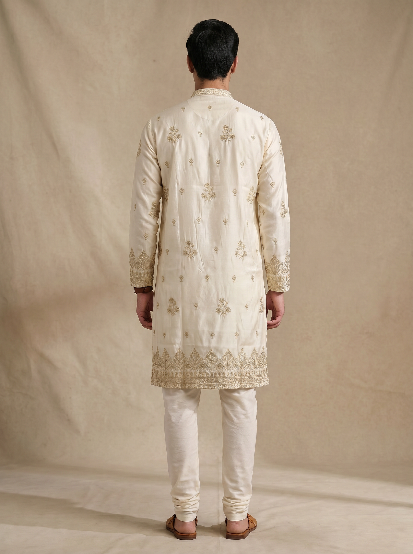 Rich Cream Kurta Set 67041-1