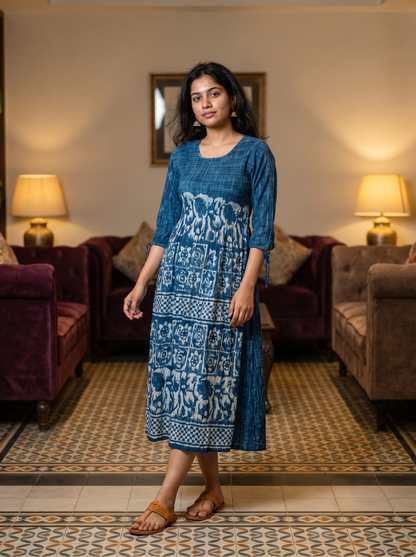 Neel Vibe Printed Dress