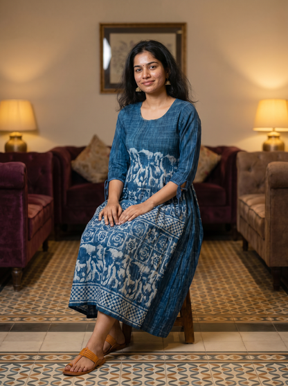 Neel Vibe Printed Dress