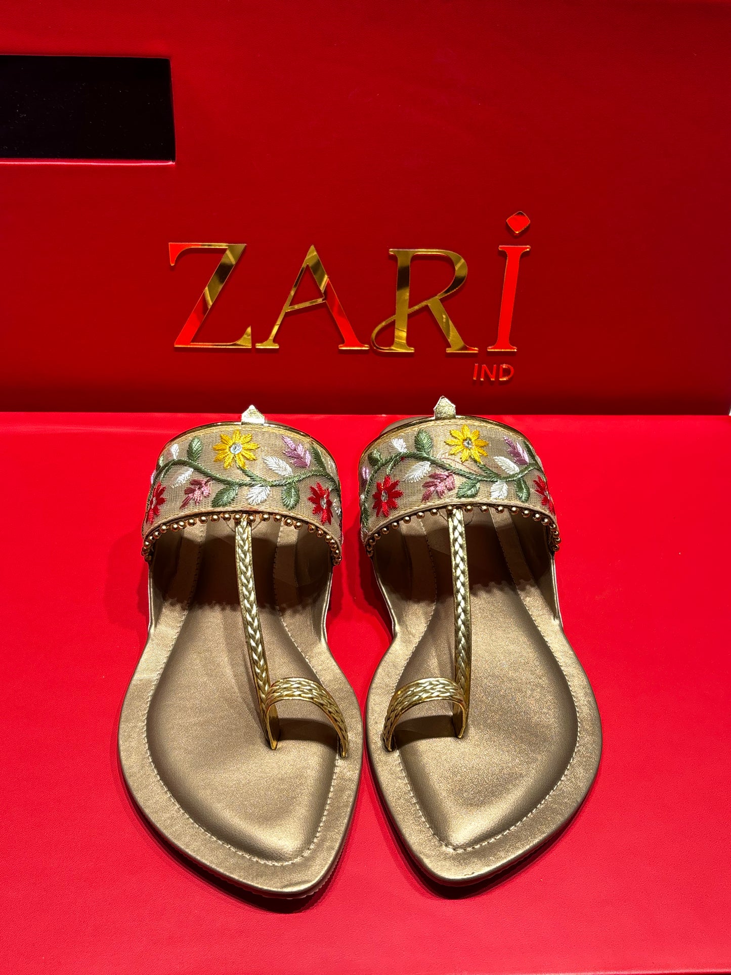 Golden Festive Flats