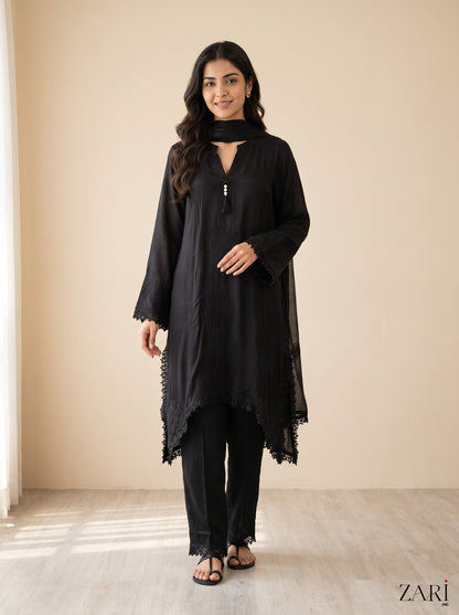 Midnight Zari Kurta Set